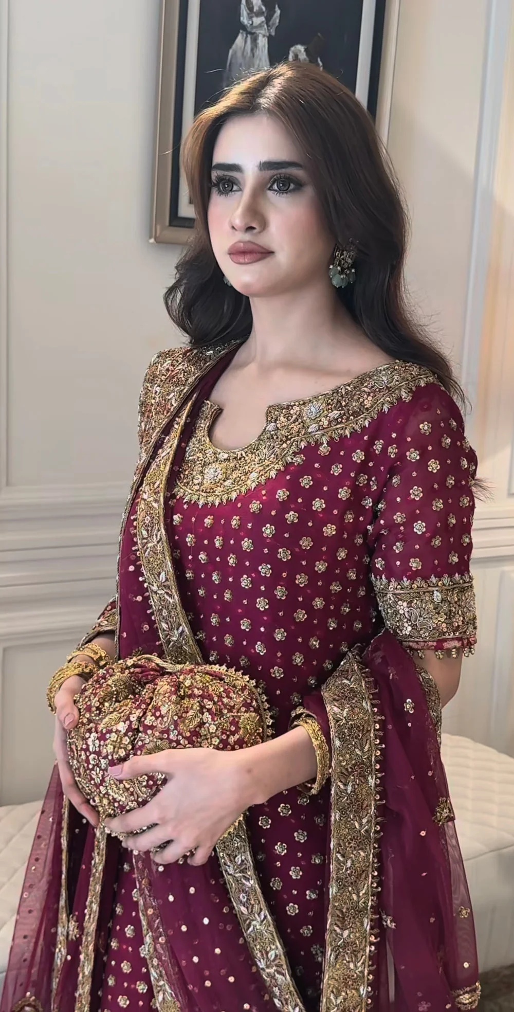 Haris Shakeel - Aisha Afridi pakistani fashion outfit with…